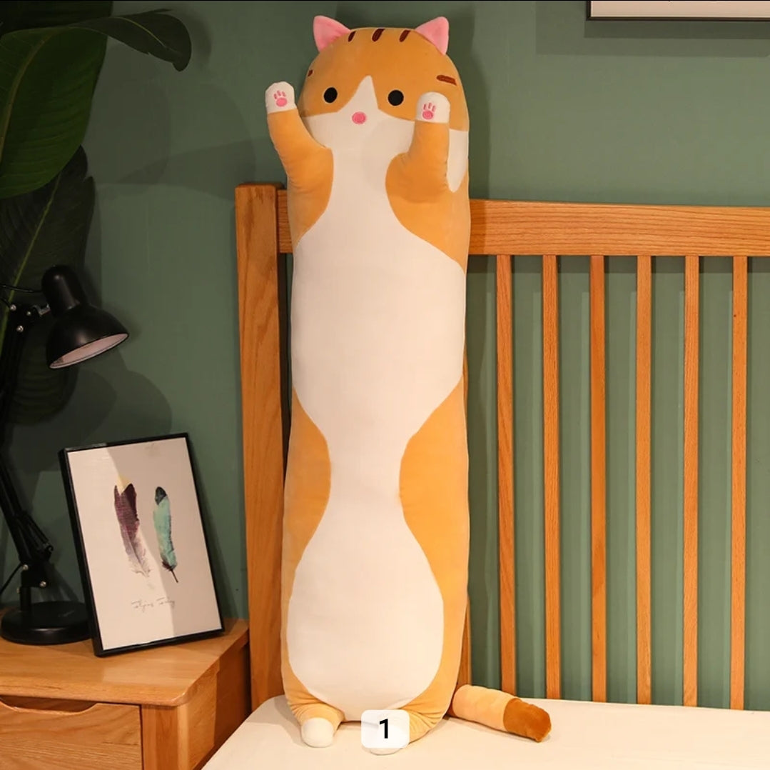 Large Long Body Cat Stuffed Plush