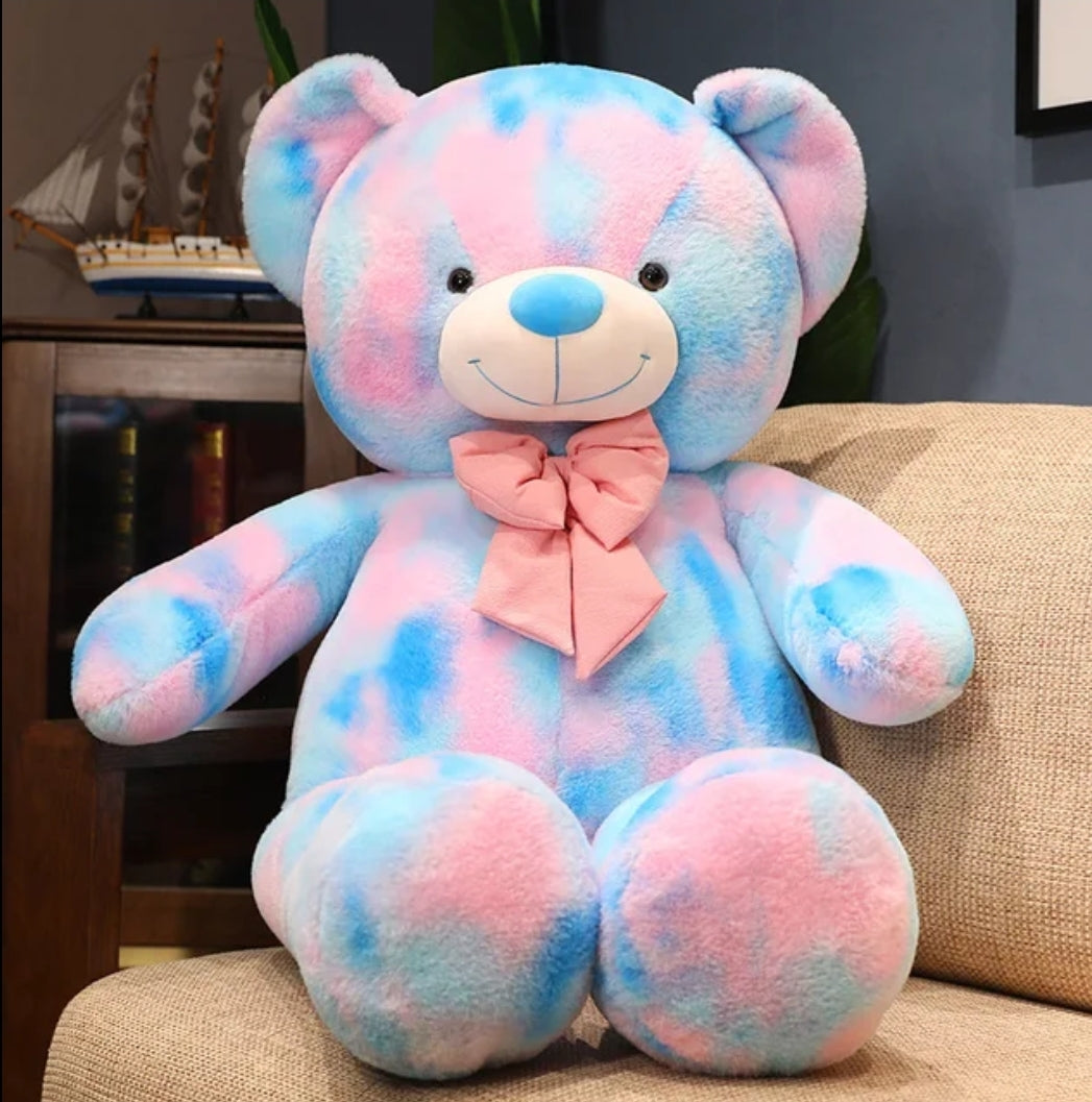 Large Colourful Teddy Bear