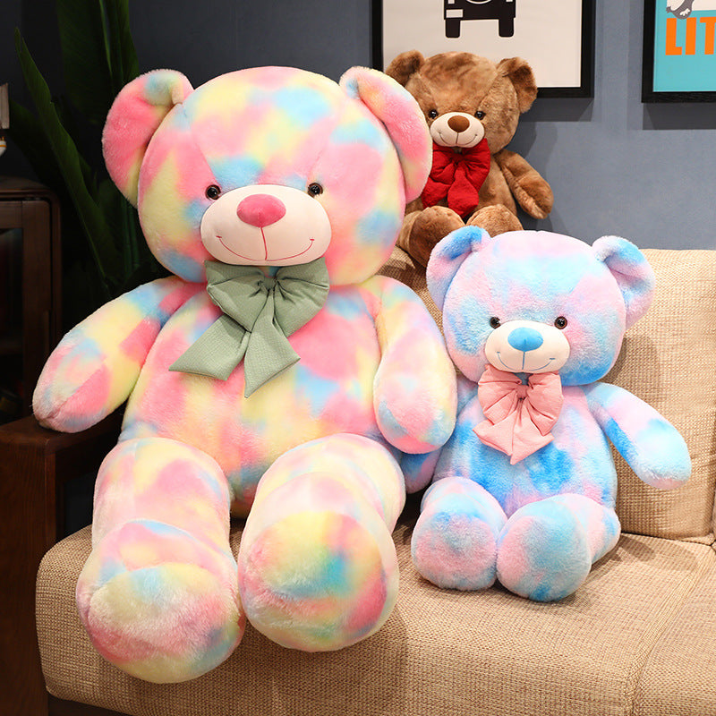 Large Colourful Teddy Bear