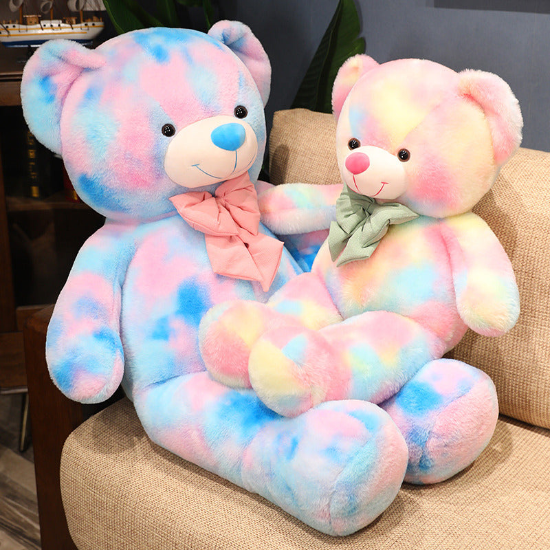 Large Colourful Teddy Bear
