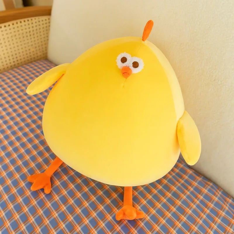 Large Stuffed Plush Chicken Yellow Animal Soft Toy