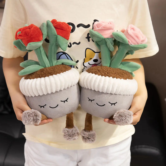 New Wholesale 30cm Artificial Flower Plush Toy