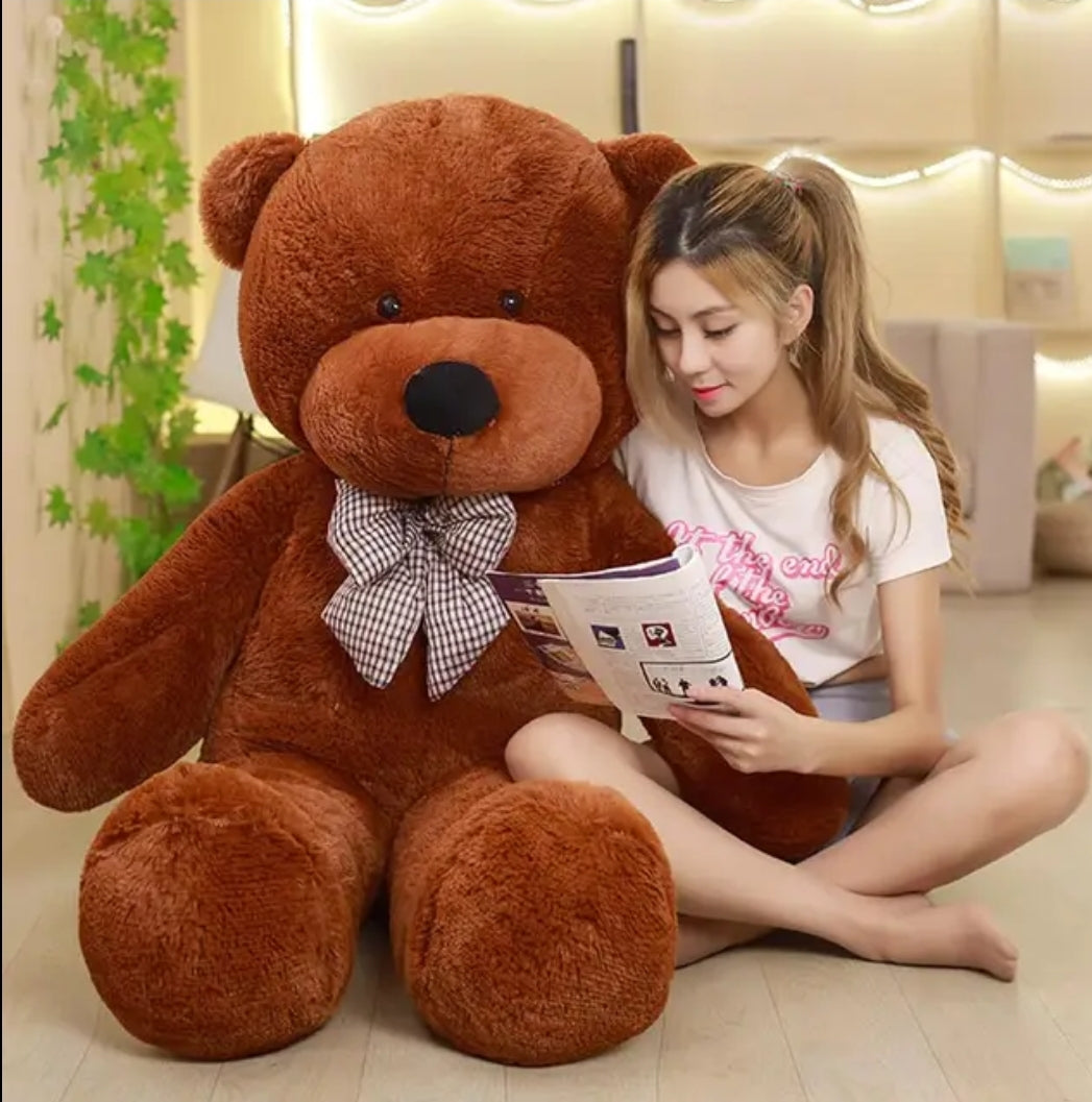 Large Stuffed Teddy Bear (with Bow Tie)