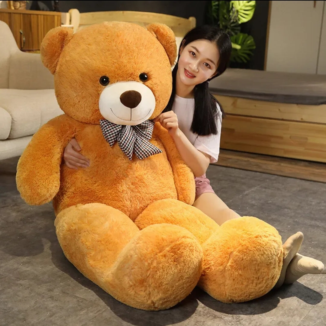 Large Stuffed Teddy Bear (with Bow Tie)