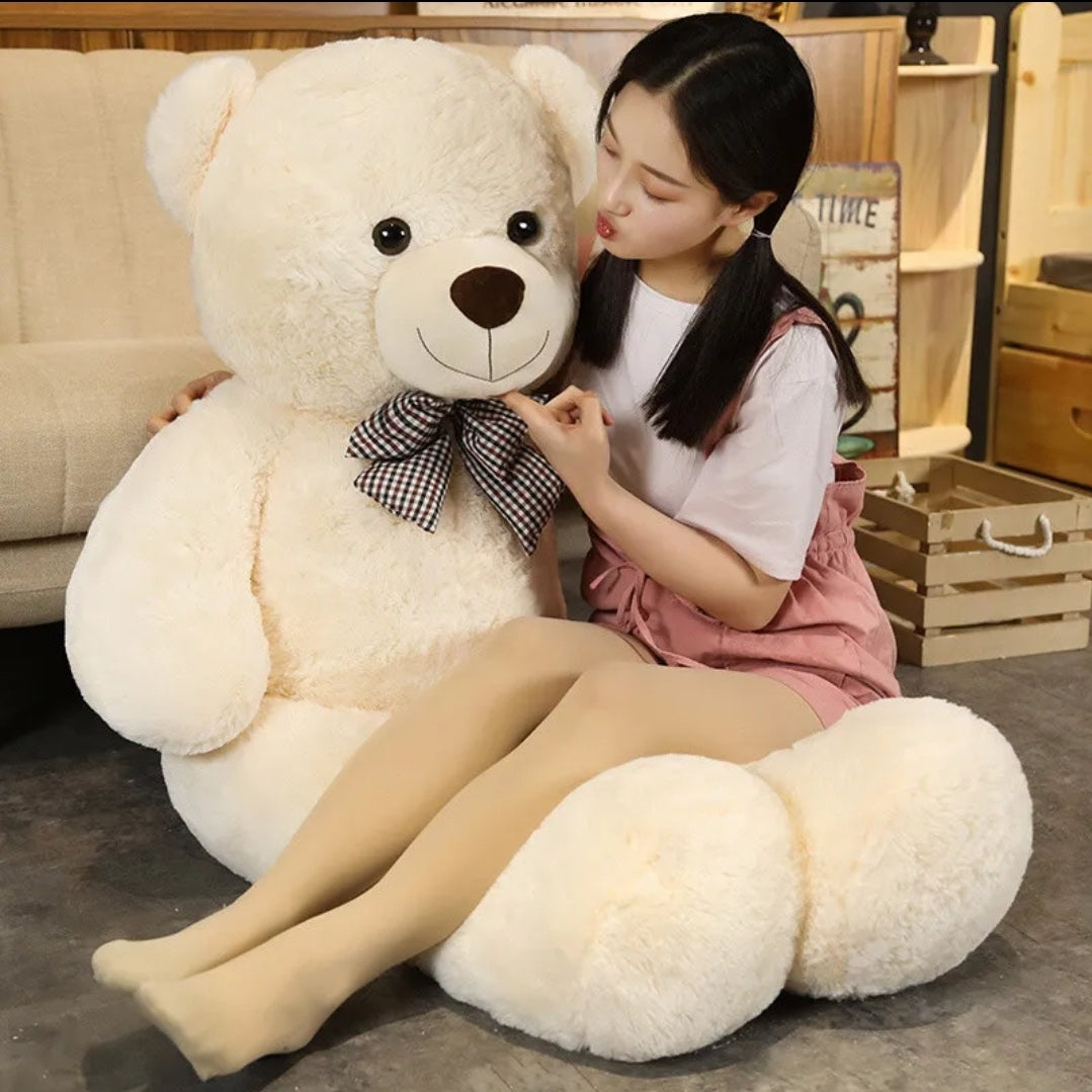 Large Stuffed Teddy Bear (with Bow Tie)