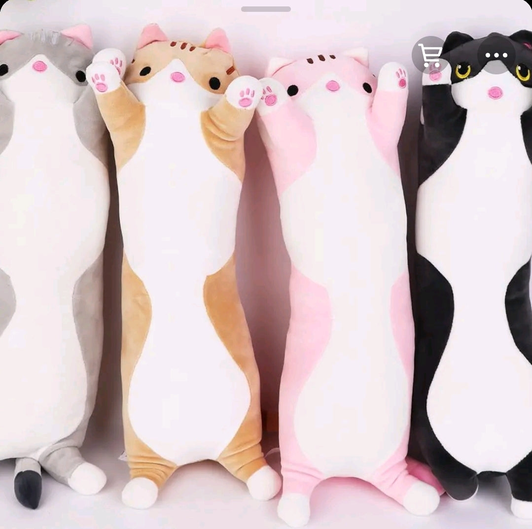 Large Long Body Cat Stuffed Plush