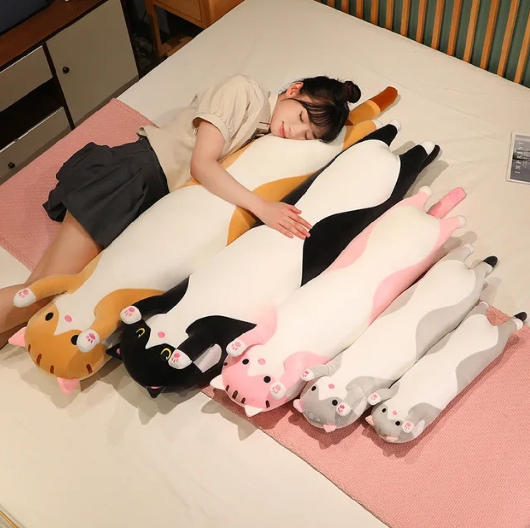 Large Long Body Cat Stuffed Plush