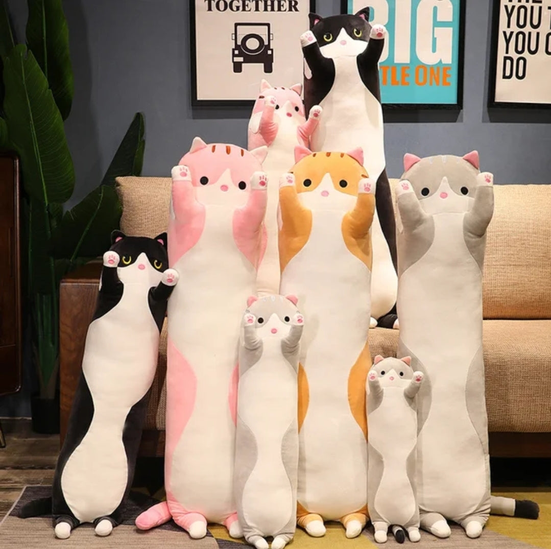 Large Long Body Cat Stuffed Plush