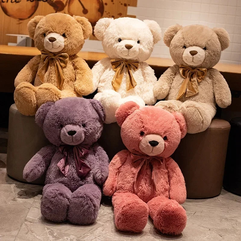 Large American Bear with Bowknot