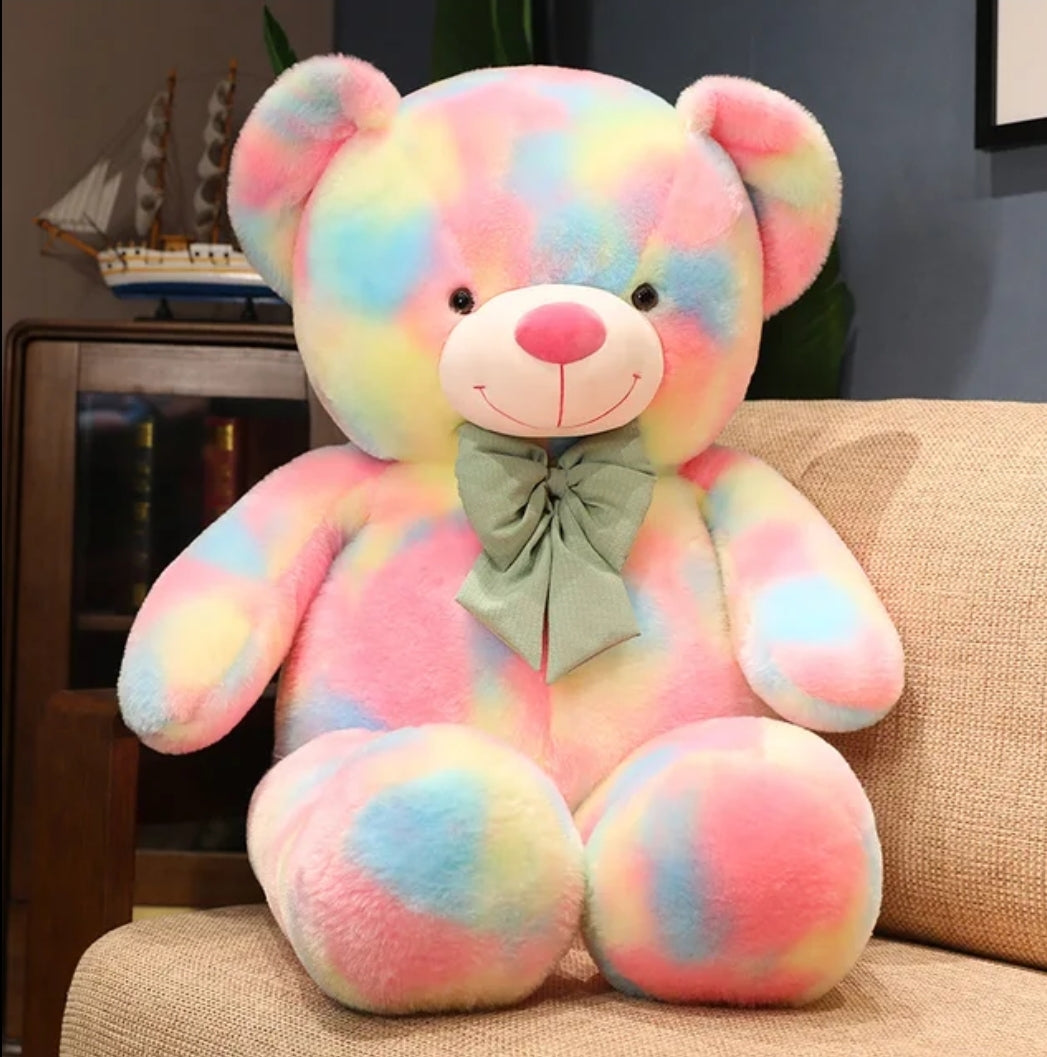 Giant Colourful Teddy Bear