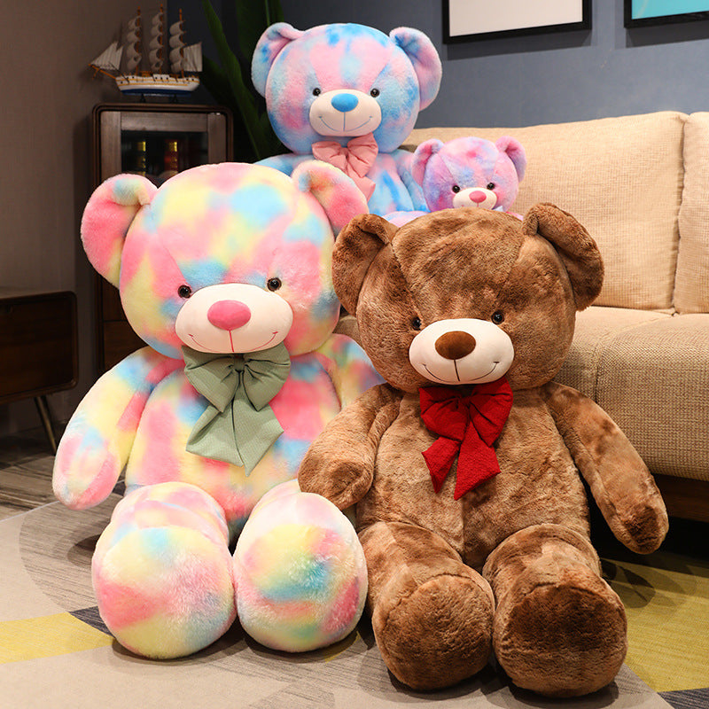 Big colorful teddy bear on sale