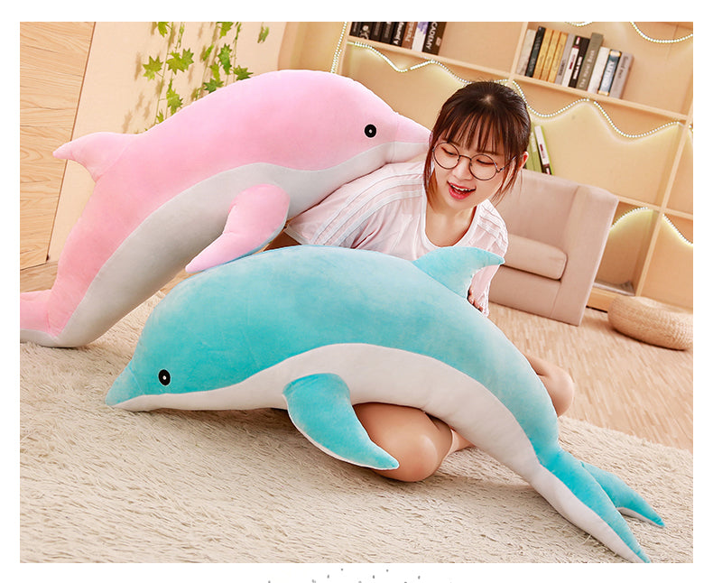 Soft Dolphin deals Plush Animal Toy Sea Animal Toy Stuffed Dolphin Baby Toy