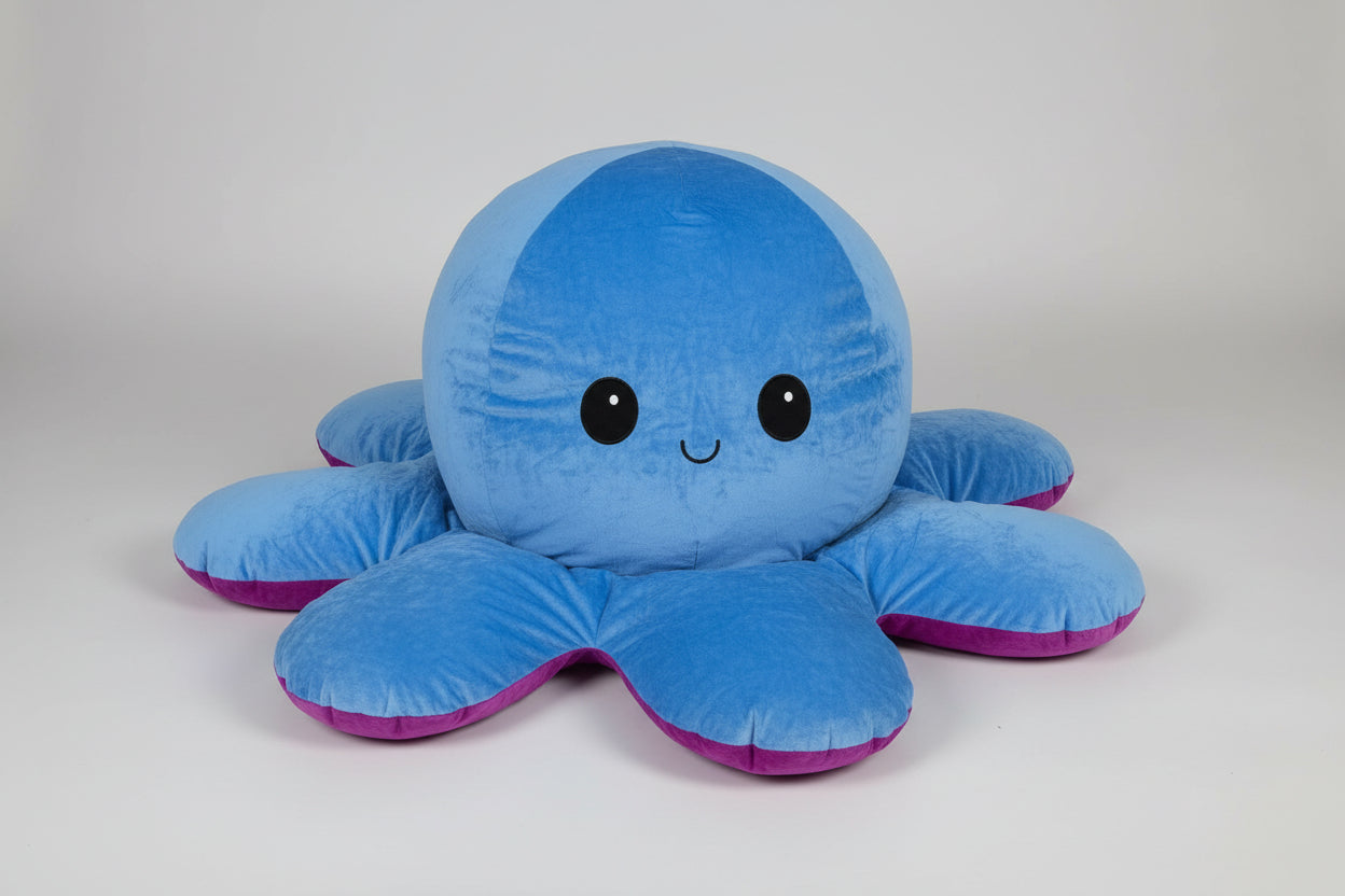 Dark Blue/Purple Reversible Octopus
