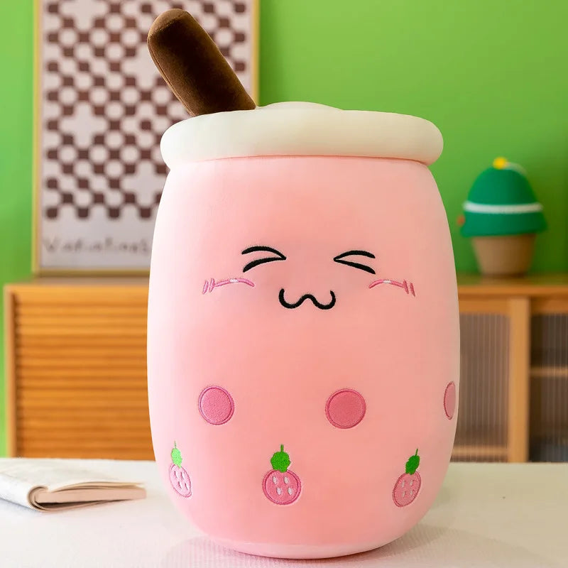 Bubble Tea Squishy Milk Tea Boba Pillow