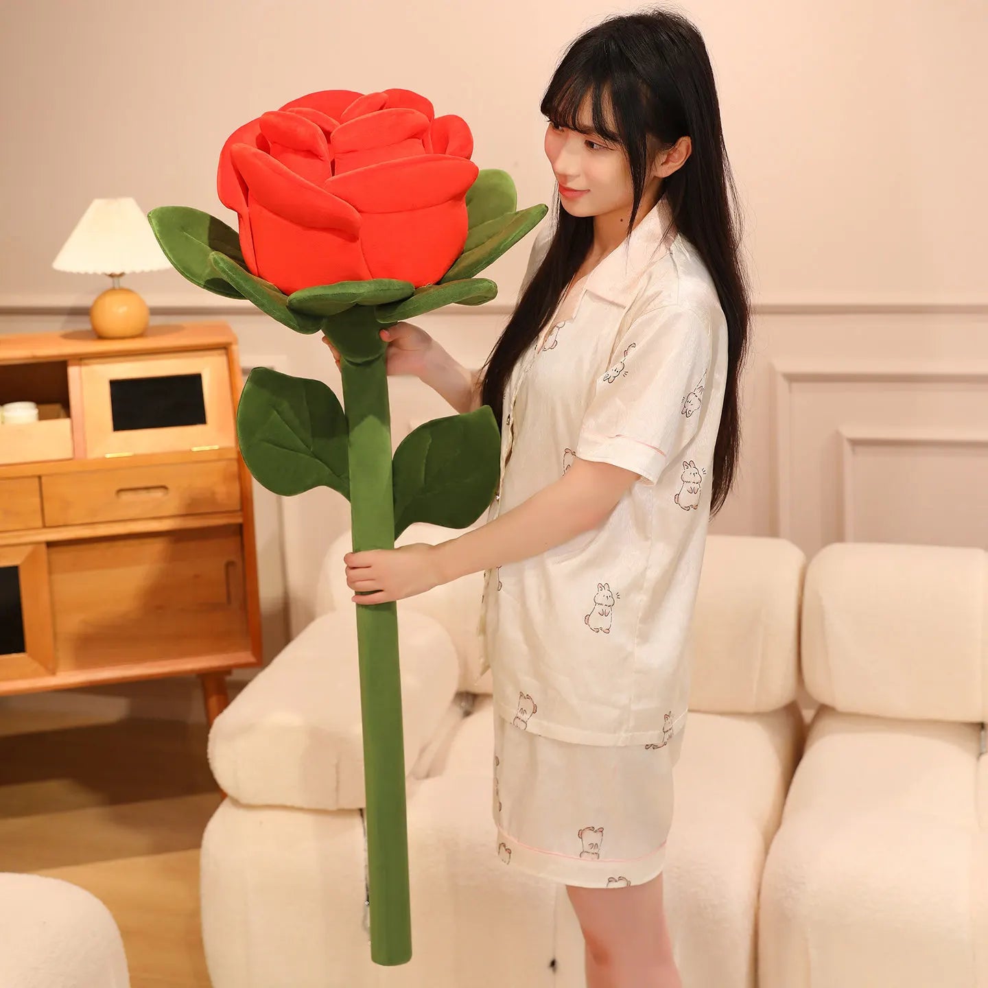 40CM 110CM Simulation Rose Plush Plants