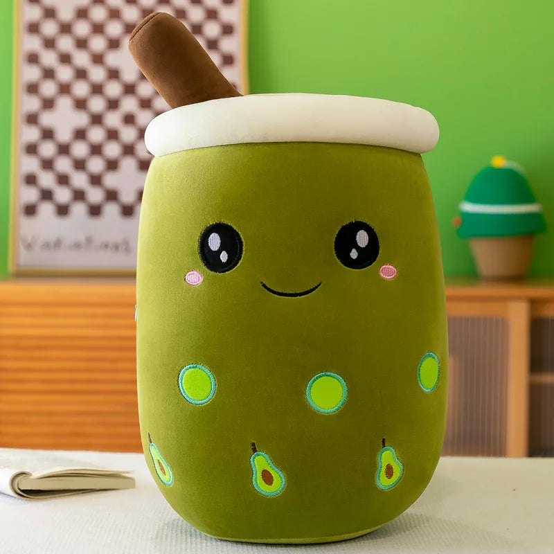 Bubble Tea Squishy Milk Tea Boba Pillow