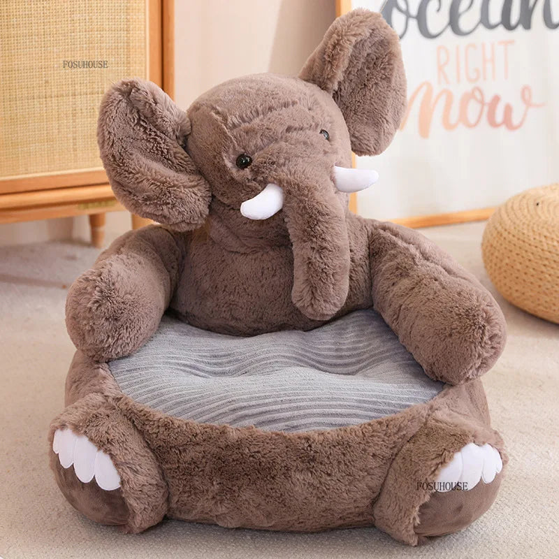 Cartoon Animal Children's Sofa Chair Plush Toy