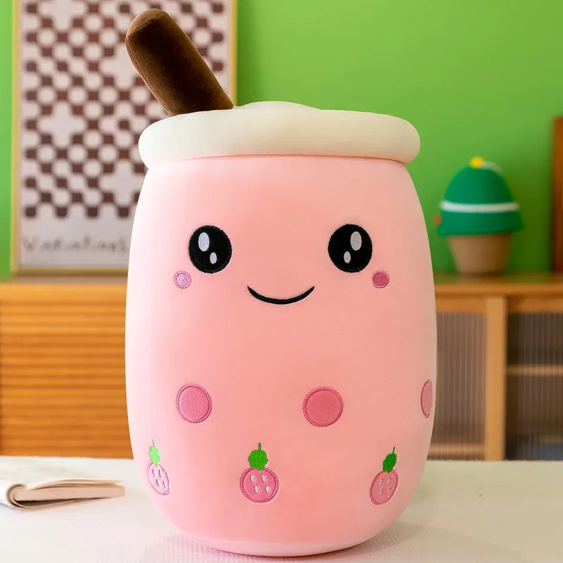 Bubble Tea Squishy Milk Tea Boba Pillow