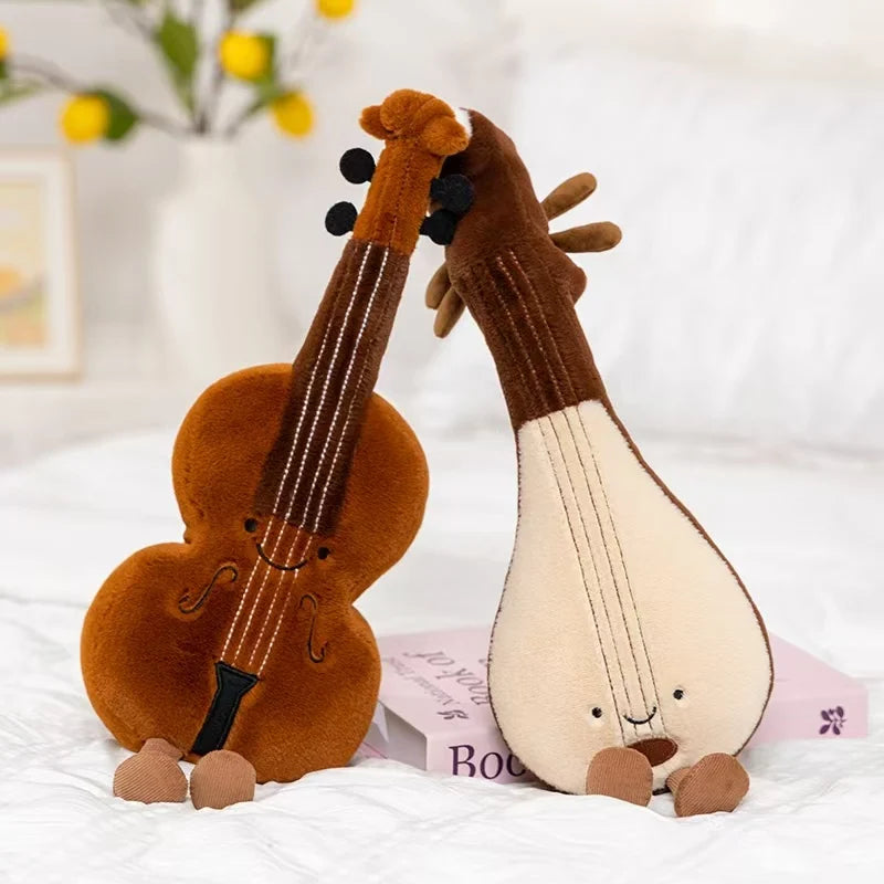 A Soft and Cozy Violin Musical Instrument Doll