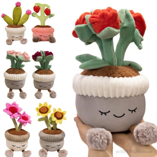 New Wholesale 30cm Artificial Flower Plush Toy