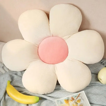 Colourful Flowers Plush Pillow