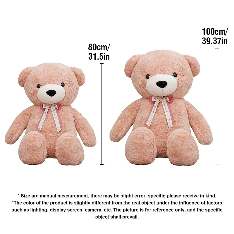 80/100CM Large Plush Bear Toy