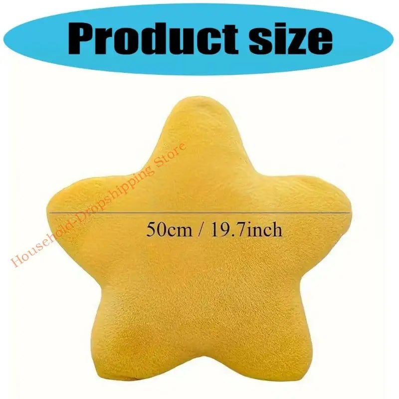 New Multi Use Plush Star Pillow