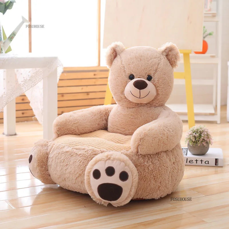 Cartoon Animal Children's Sofa Chair Plush Toy
