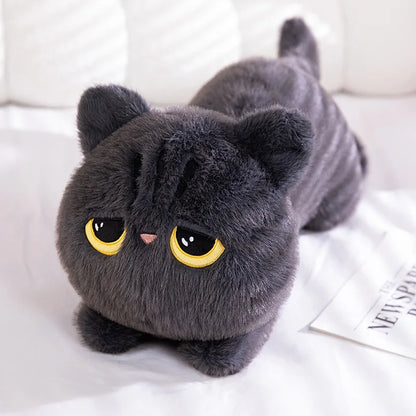 50-90cm Cute Black Cat Plush Toy