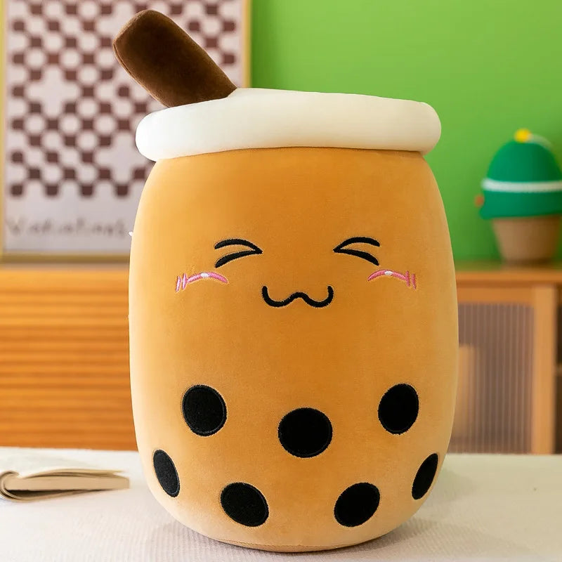 Bubble Tea Squishy Milk Tea Boba Pillow
