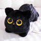 50-90cm Cute Black Cat Plush Toy