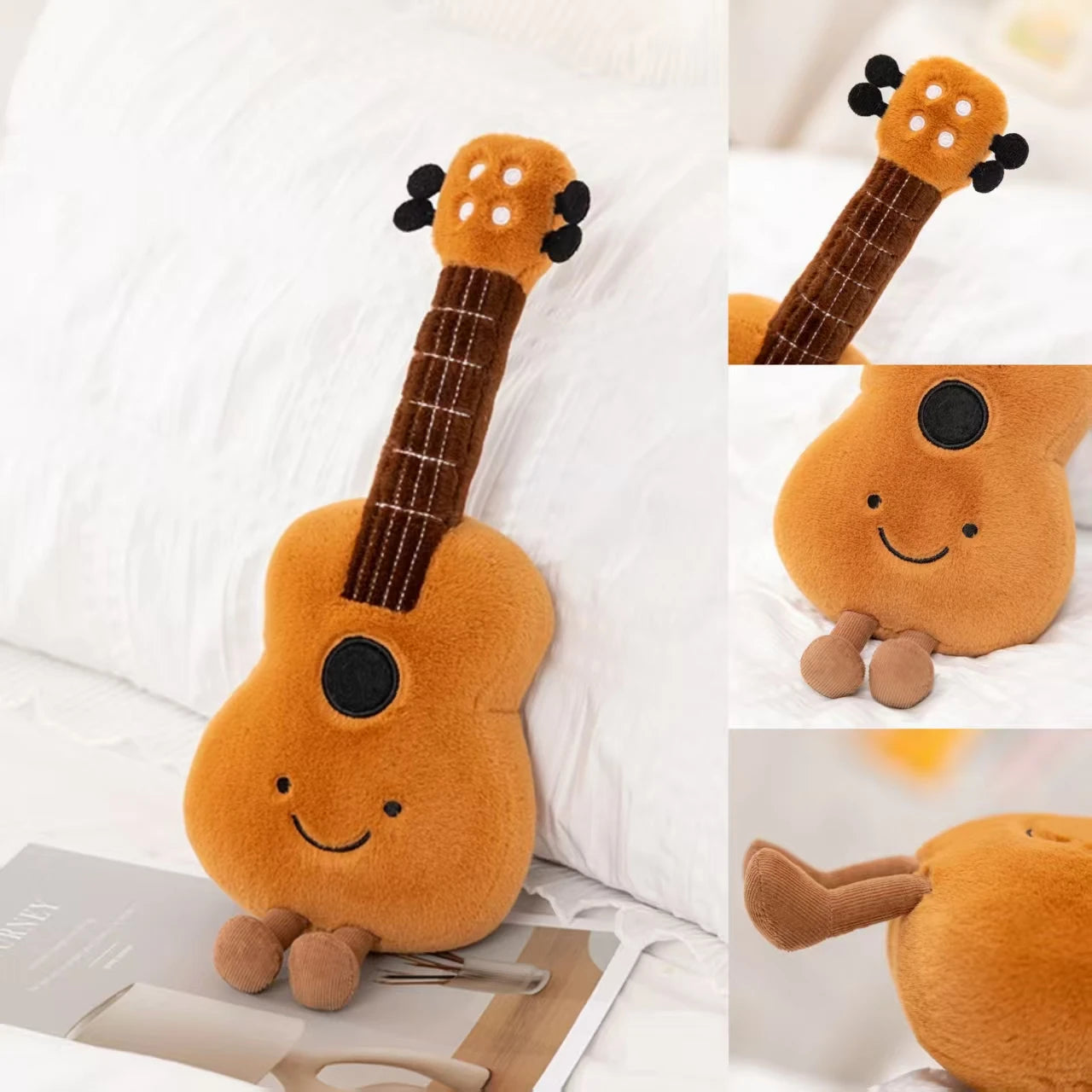 A Soft and Cozy Violin Musical Instrument Doll