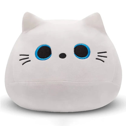 Round cat plush toy pillow soft cute stuffed animal