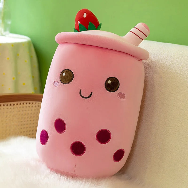 Bubble Tea Squishy Milk Tea Boba Pillow