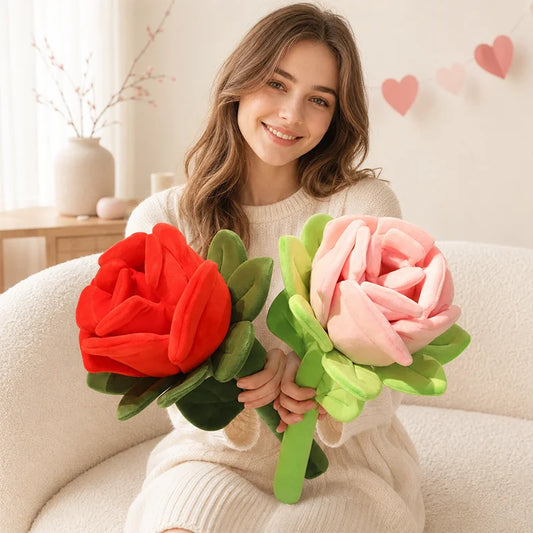 40CM 110CM Simulation Rose Plush Plants
