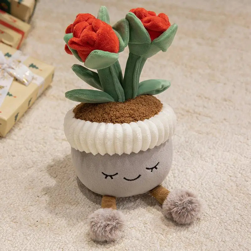 New Wholesale 30cm Artificial Flower Plush Toy