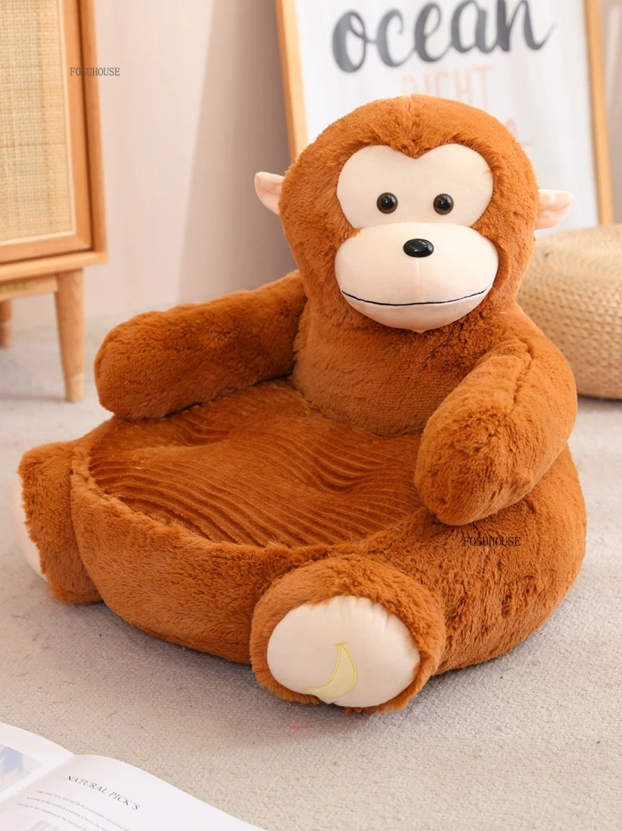 Cartoon Animal Children's Sofa Chair Plush Toy