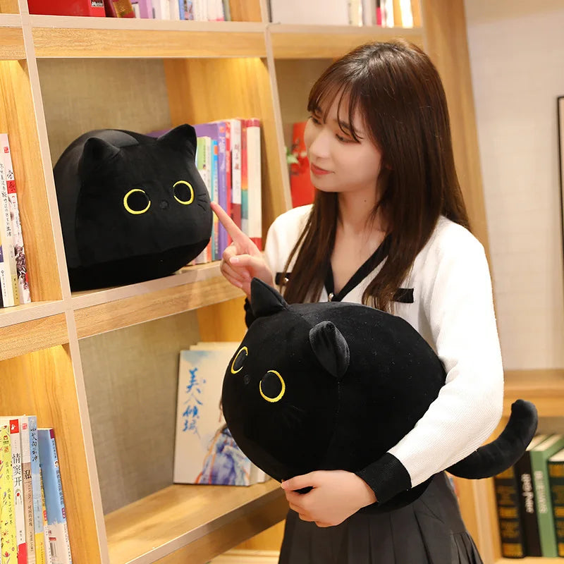 10/30CM Cute White Black Cat Plush Toys