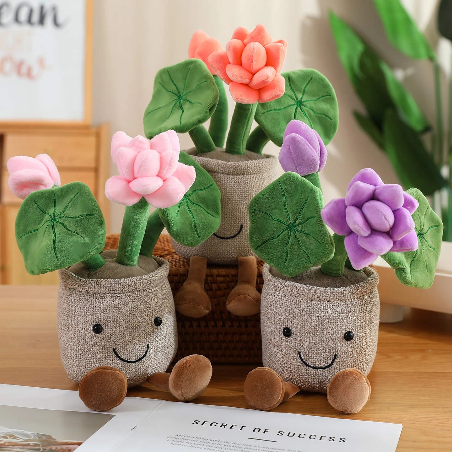 New Wholesale 30cm Artificial Flower Plush Toy