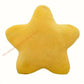 Heated star plush cushion USB soft memory foam pillow