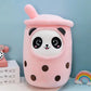 Bubble Tea Squishy Milk Tea Boba Pillow