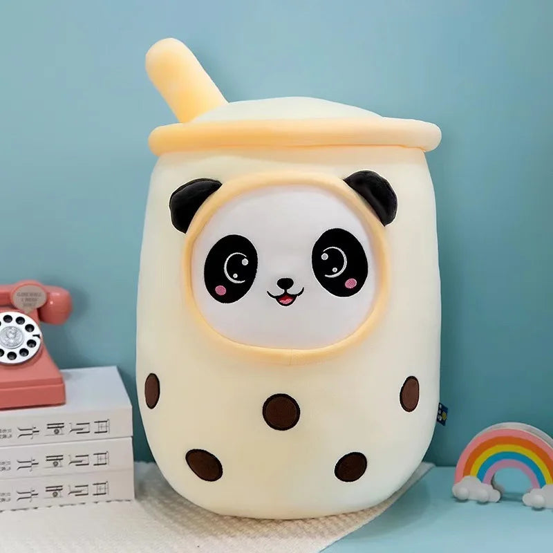 Bubble Tea Squishy Milk Tea Boba Pillow