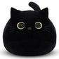 Round cat plush toy pillow soft cute stuffed animal
