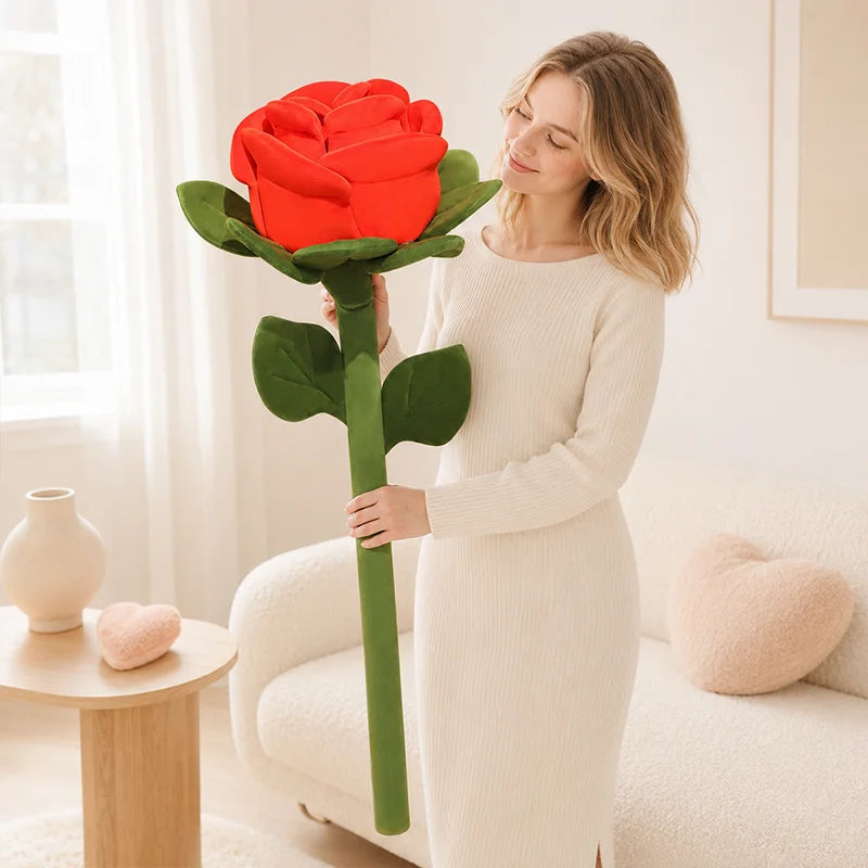40CM 110CM Simulation Rose Plush Plants