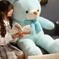 New Large Size Blue Teddy Bear Plush Toy