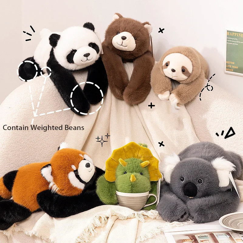 65CM Stuffed Weighted Long Arm Soft Lazy Fluffy Plush Decompression Pillow