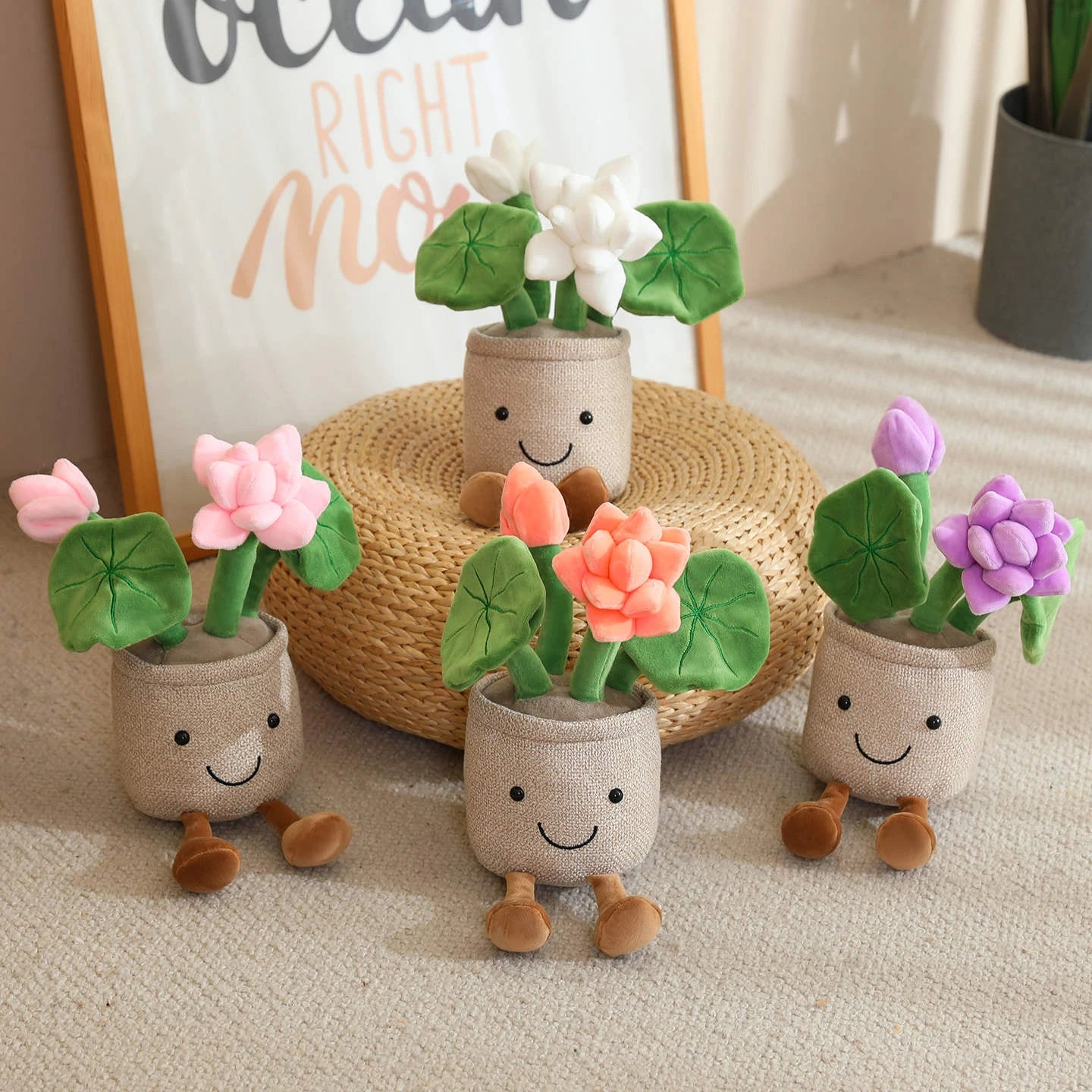 New Wholesale 30cm Artificial Flower Plush Toy