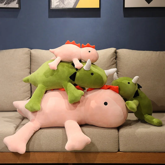 Dinosaur Plush Pillow Toy – Soft Stuffed Dino Cushion for Kids, Gifts & Bedroom Decor