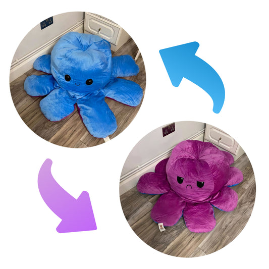 Dark Blue/Purple Reversible Octopus