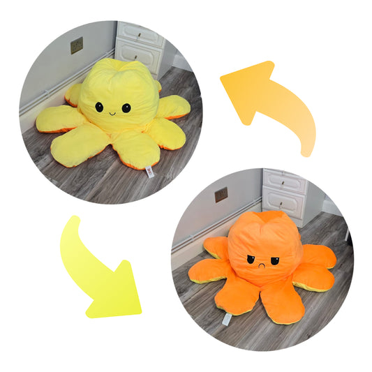 Yellow/Orange Reversible Octopus